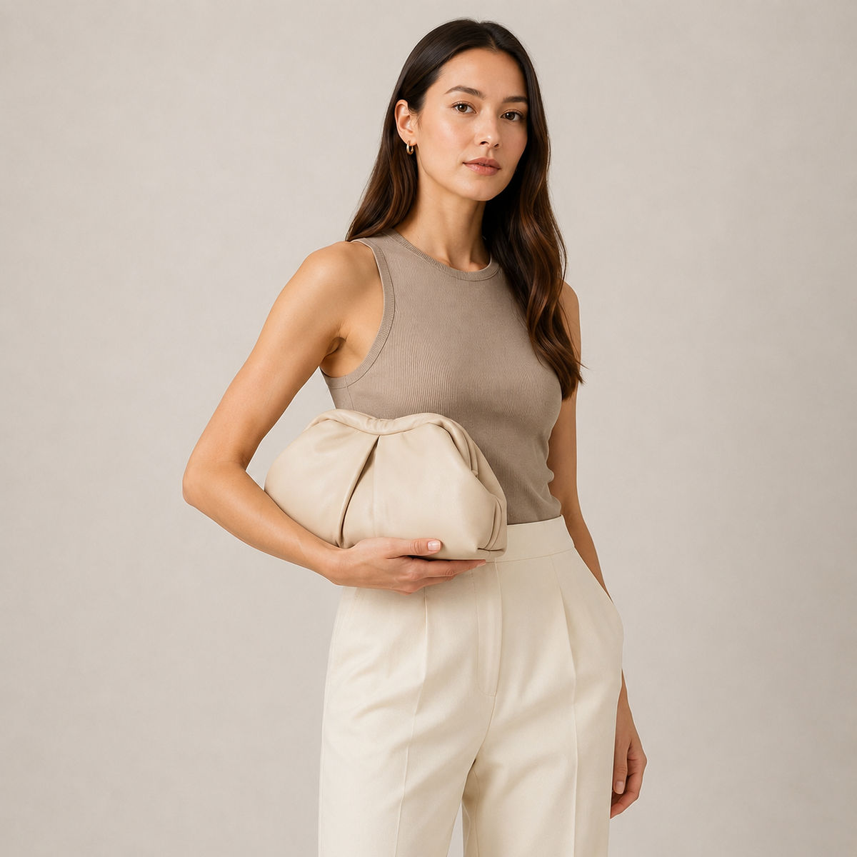 Nola Pleated Clutch