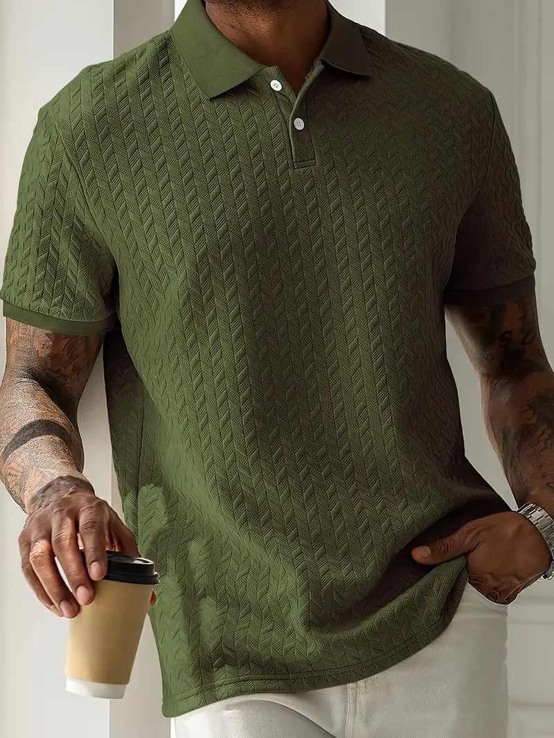 Ellison & Fitz Textured Polo