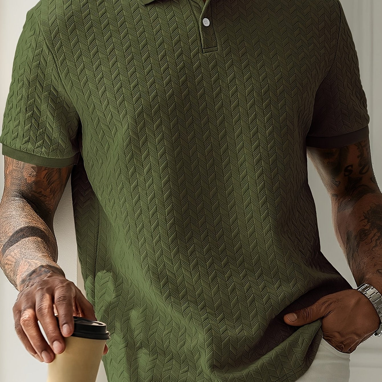 Ellison & Fitz Textured Polo