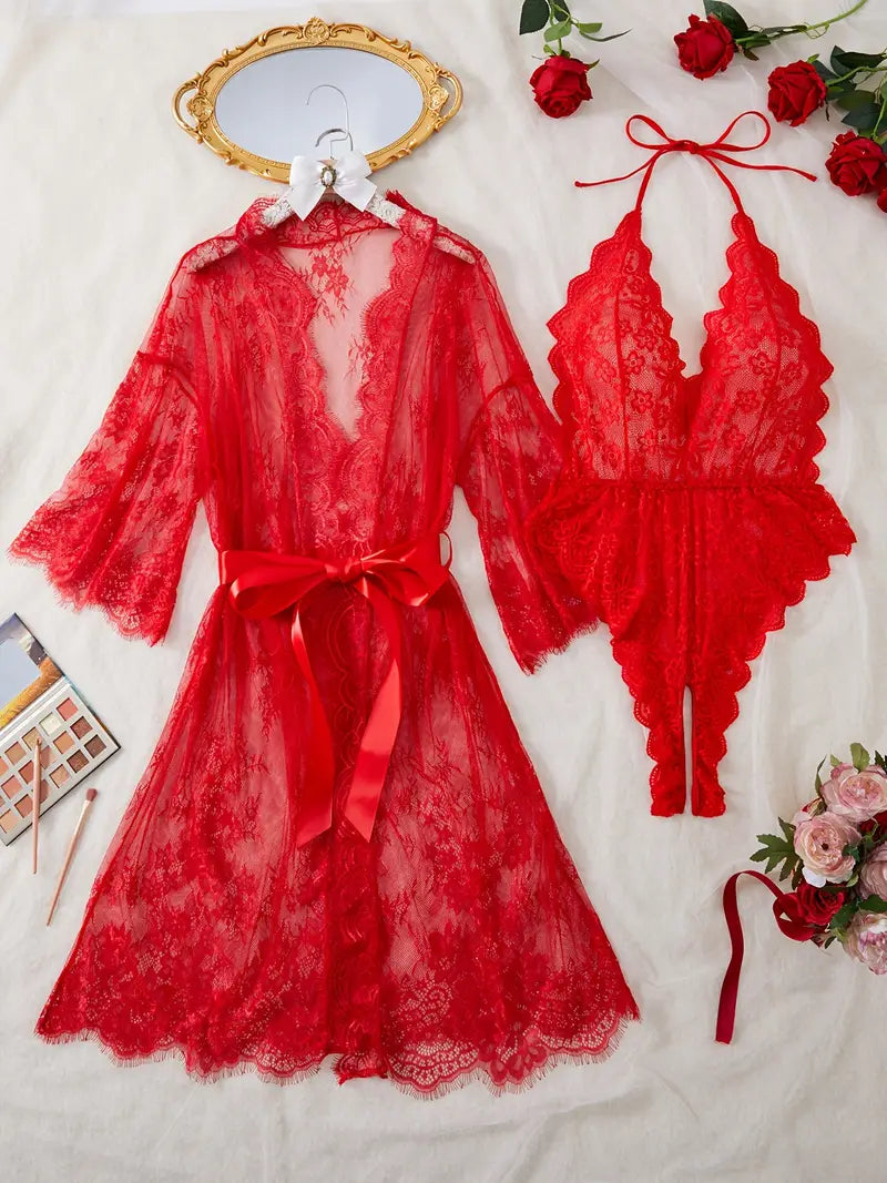 Elise Lace Lingerie Set