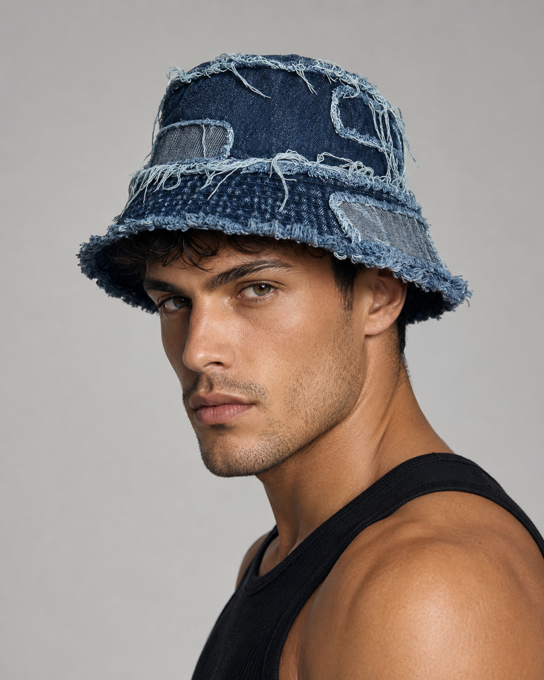 Arden Frayed Bucket