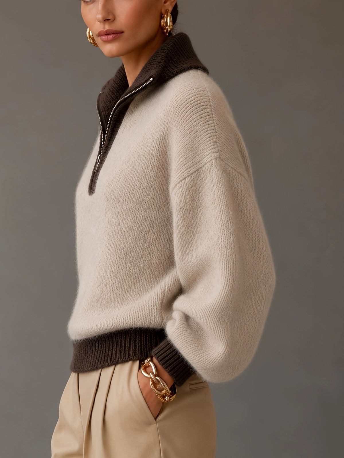 Freya Zip Pullover