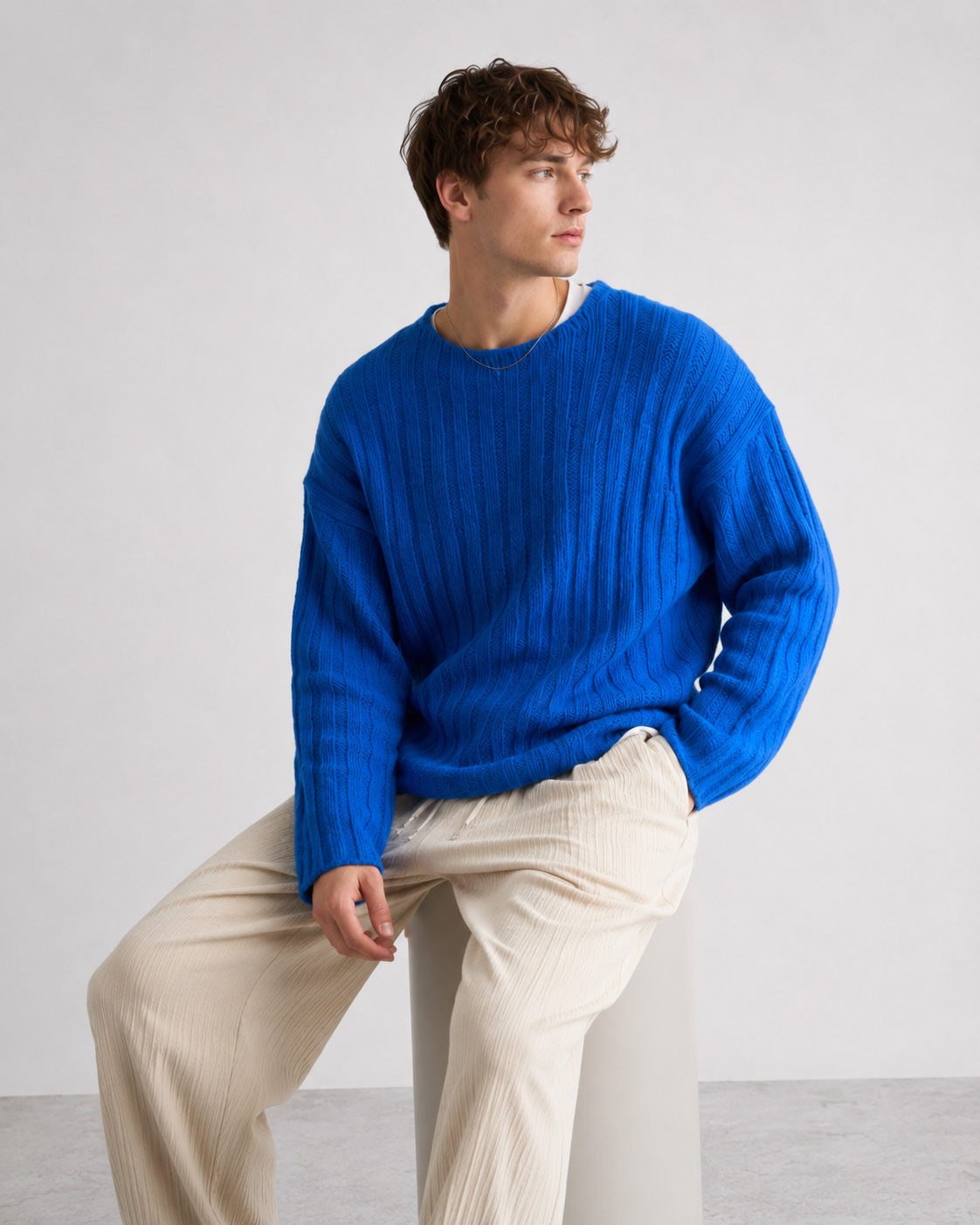 Evren Textured Sweater