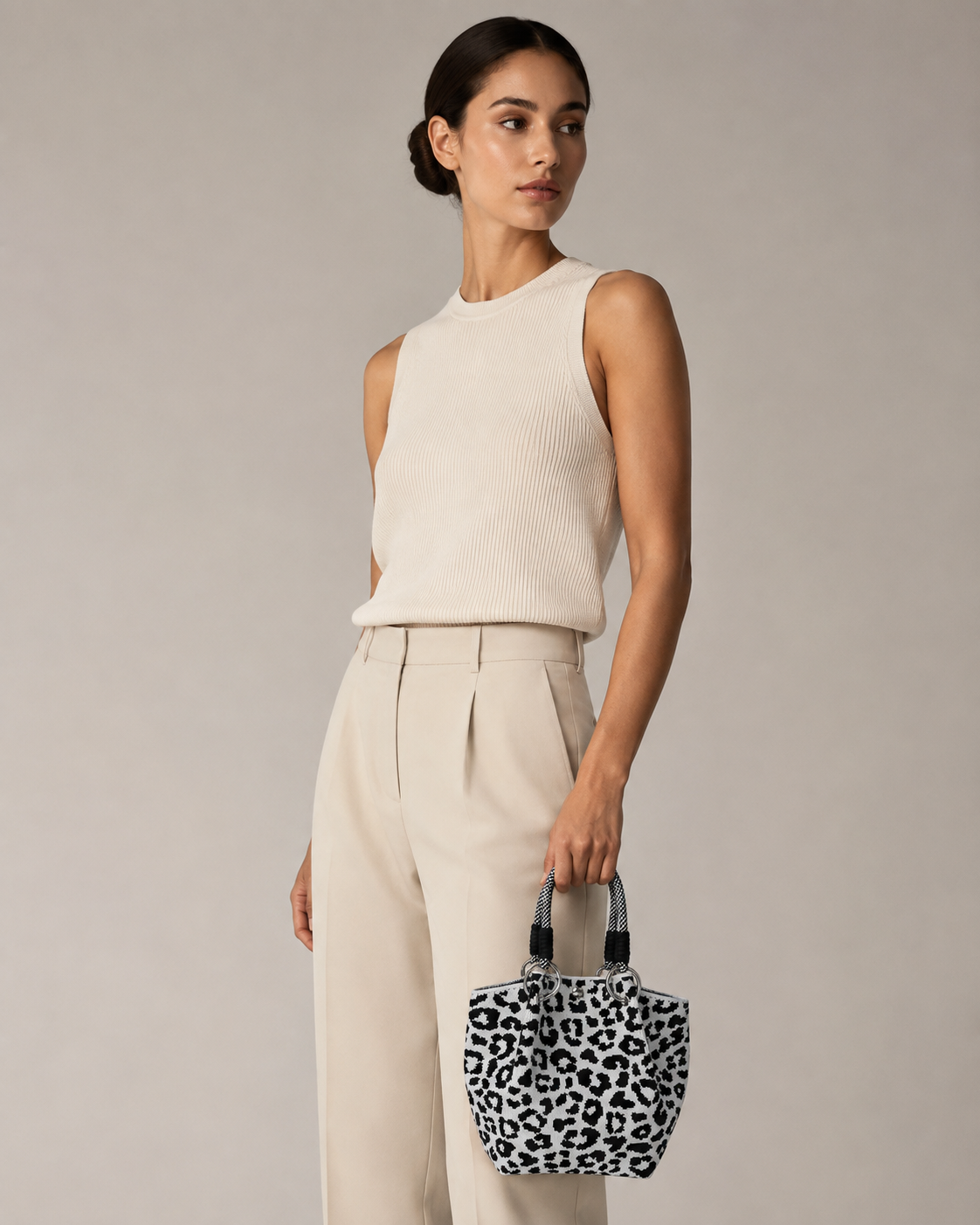 Veyra Leopard Tote