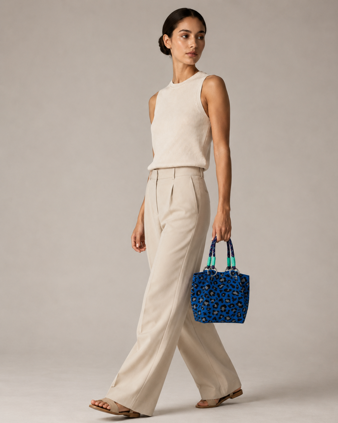 Veyra Leopard Tote