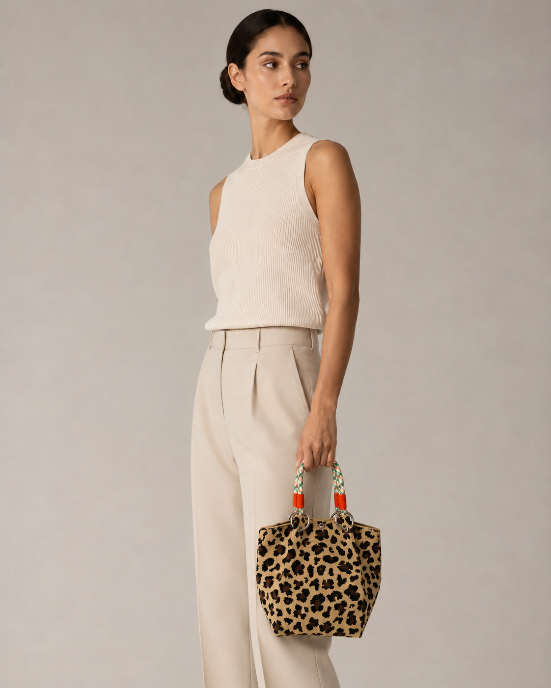 Veyra Leopard Tote