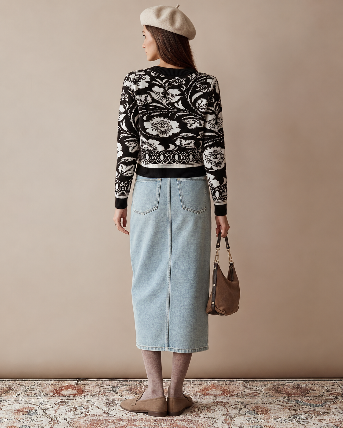 Brielle Flora Cardigan
