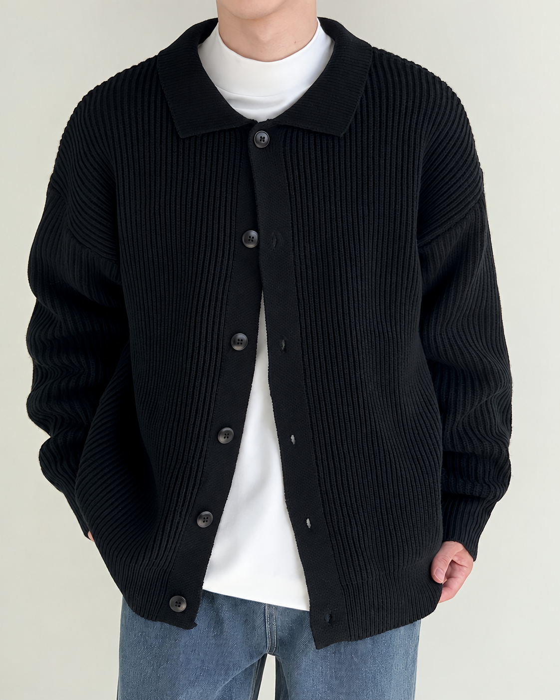 Ellis Collar Cardigan