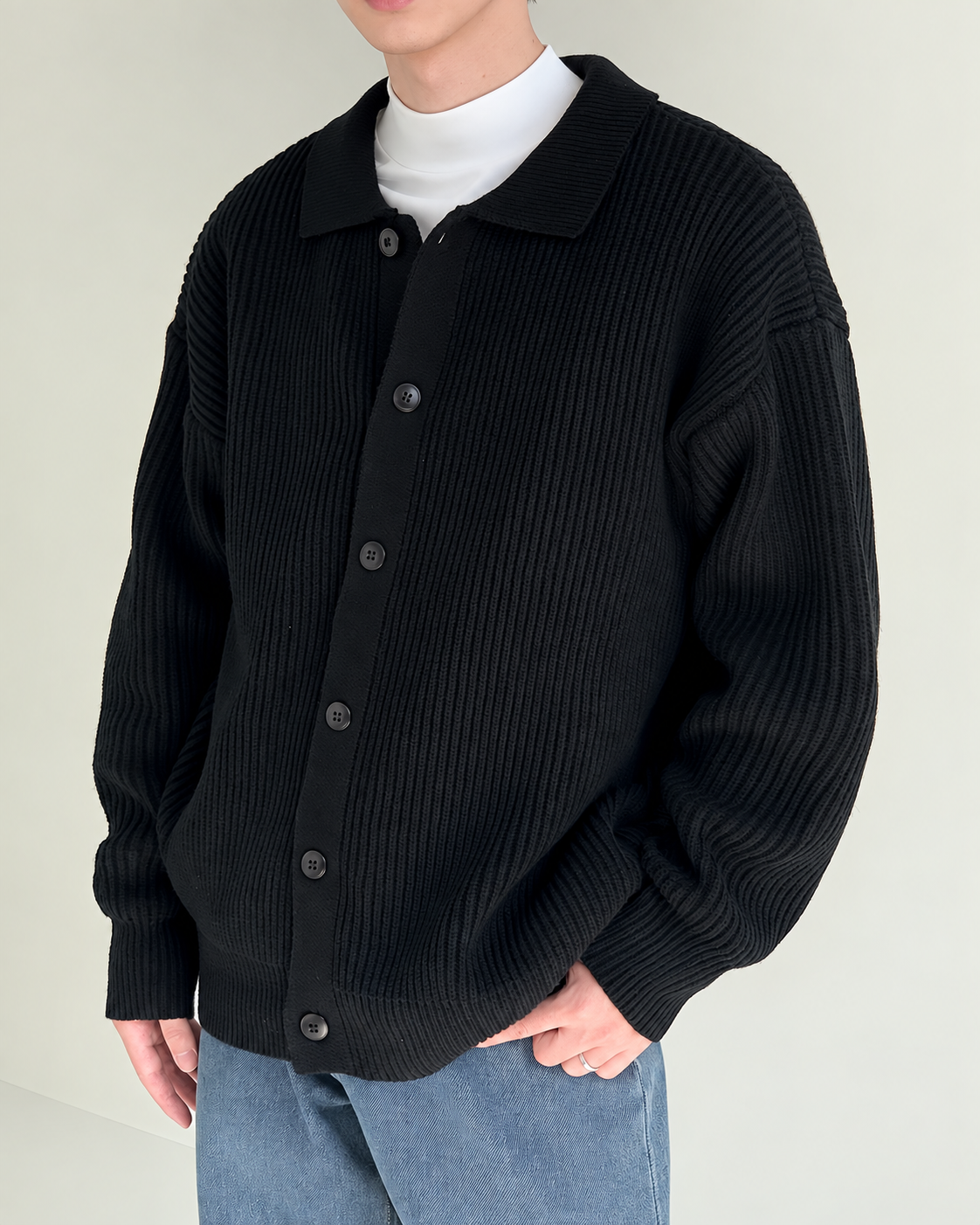 Ellis Collar Cardigan