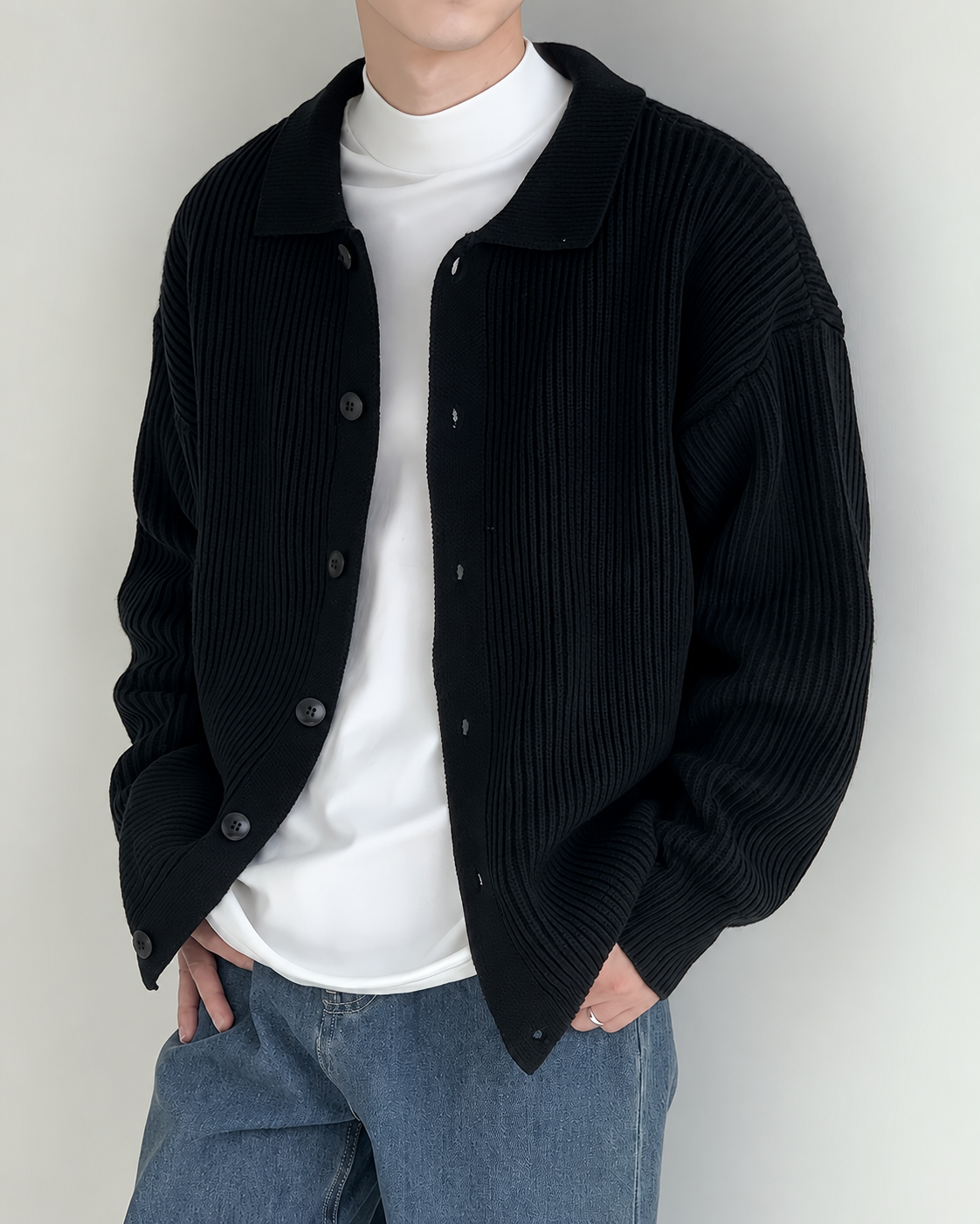 Ellis Collar Cardigan