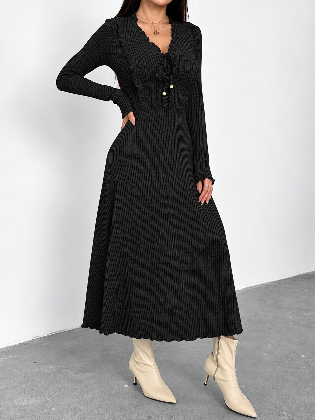 Calista Rib Dress