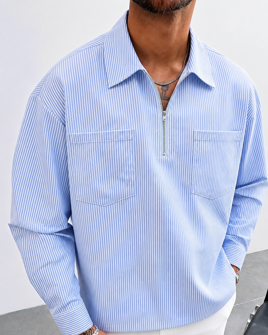Zilas Stripe Polo