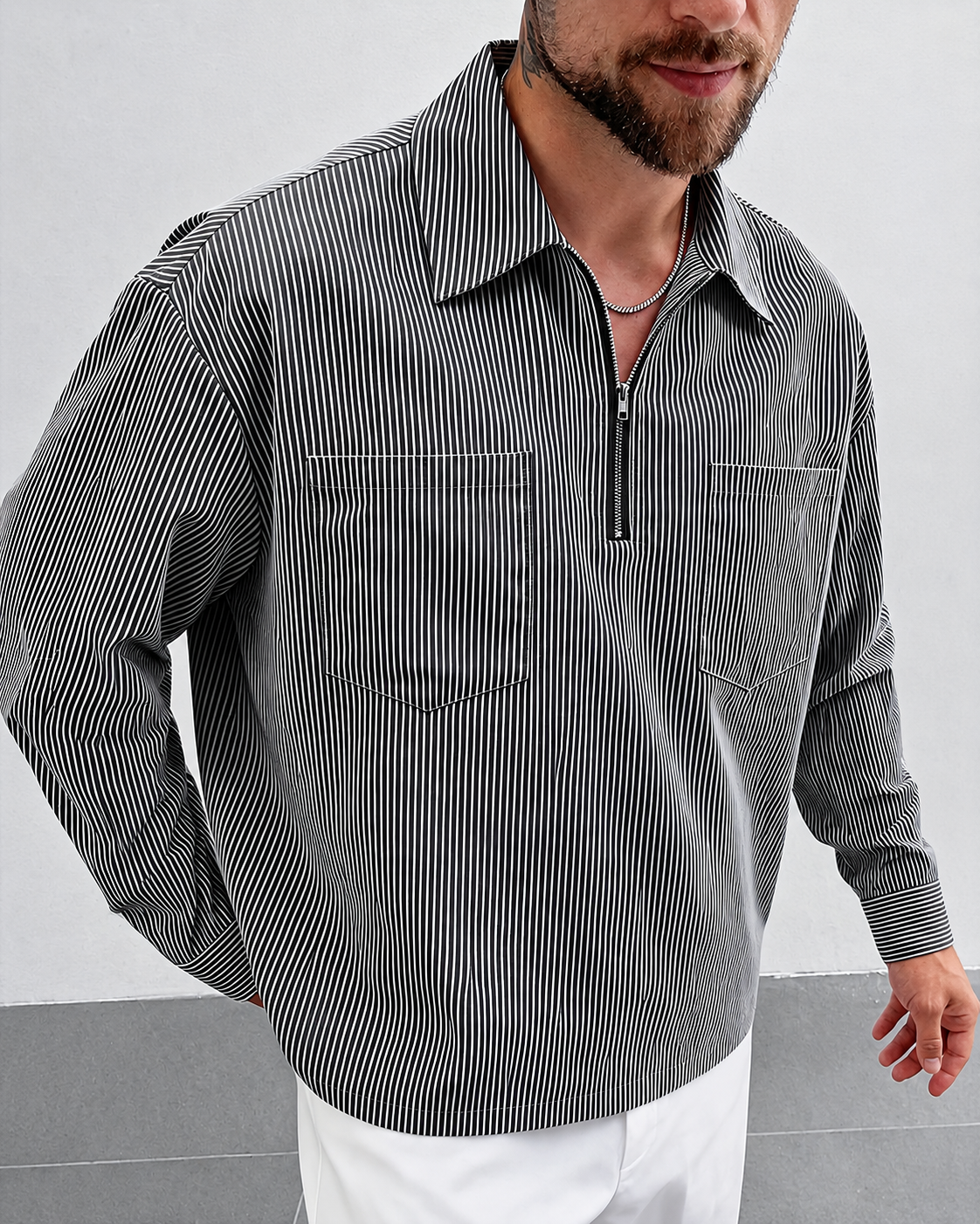 Zilas Stripe Polo
