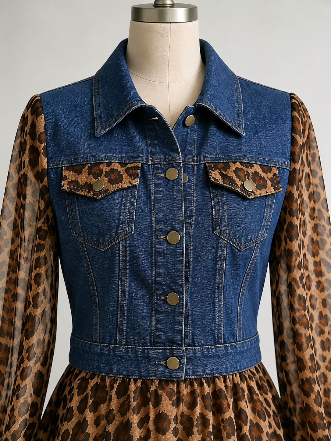 Milan Leopard Dress