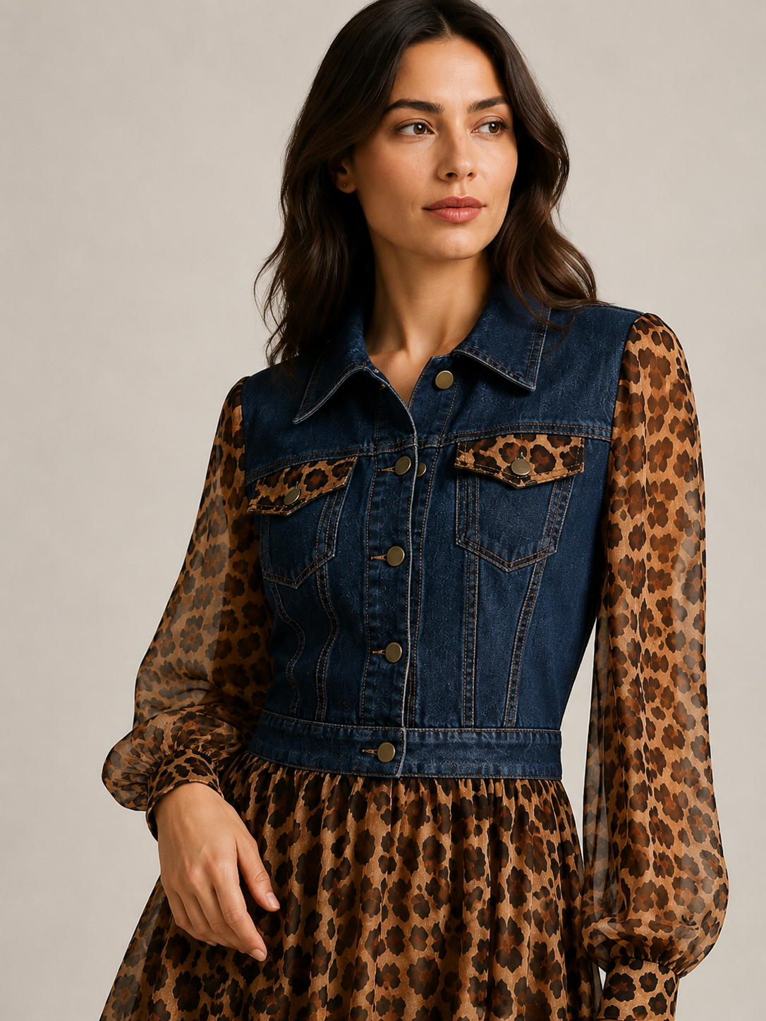 Milan Leopard Dress