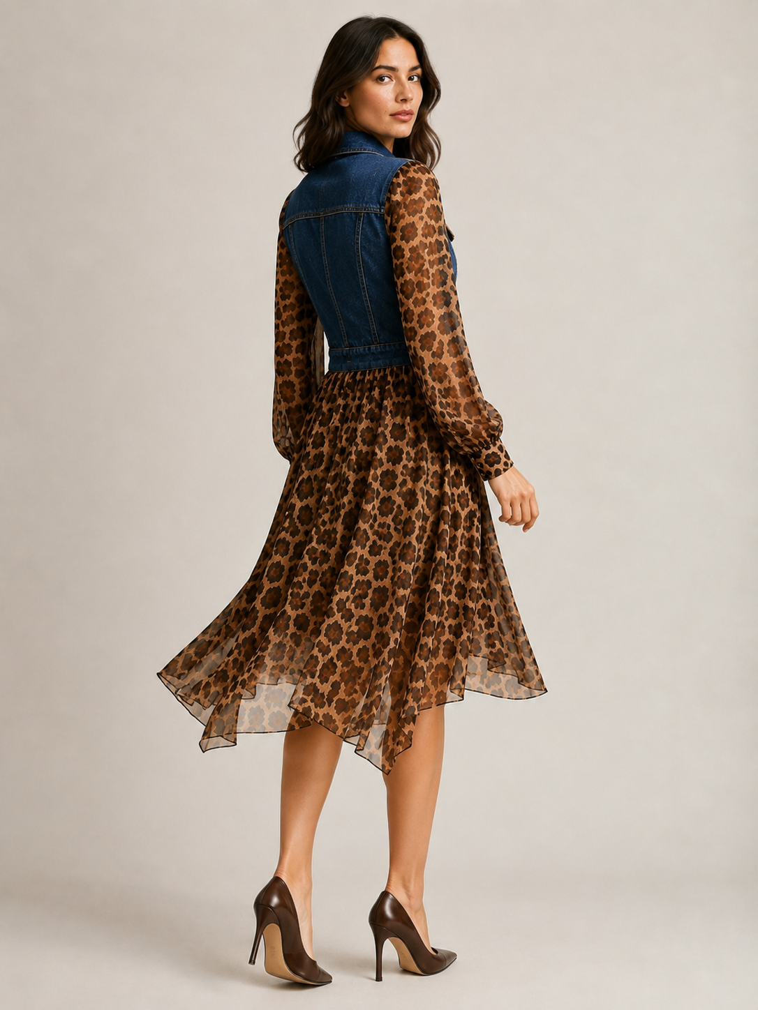 Milan Leopard Dress