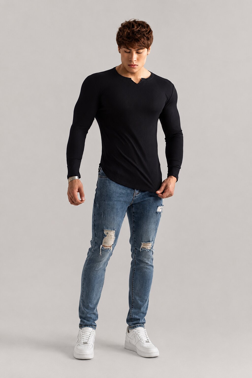 Kalen Rib Pullover