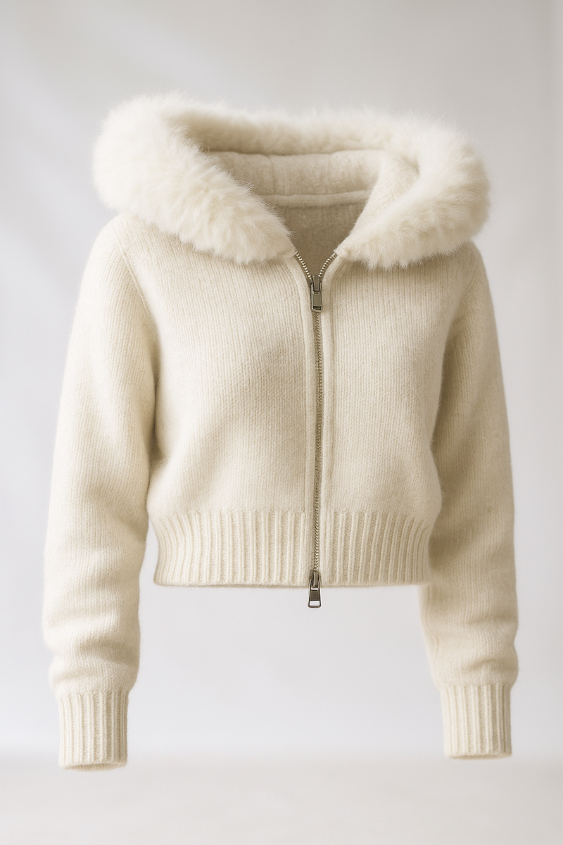 Ellison Faux Trim Hoodie