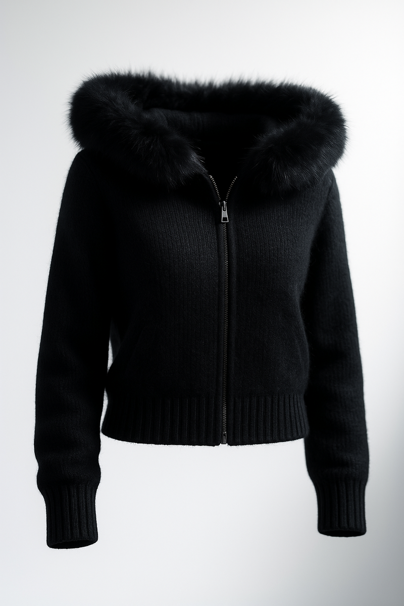 Ellison Faux Trim Hoodie