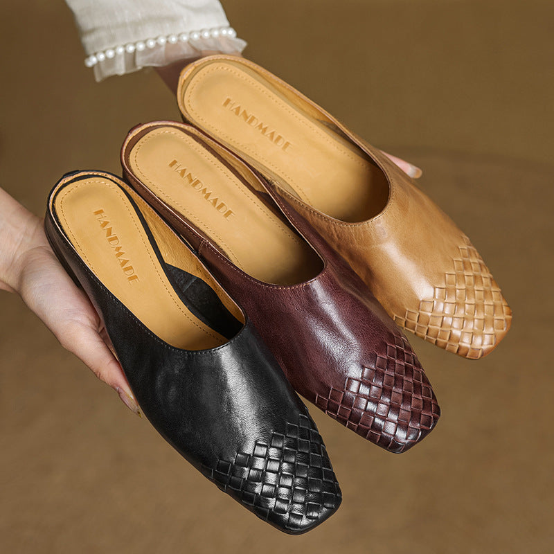 Maren Genuine Leather Mules
