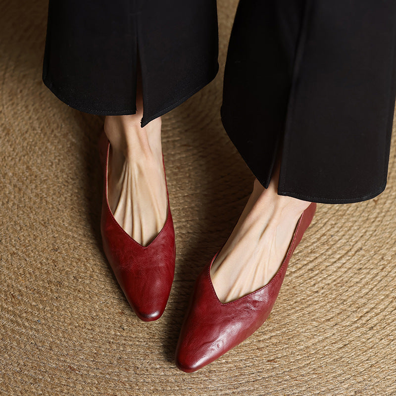 Valmir Genuine Leather Mules