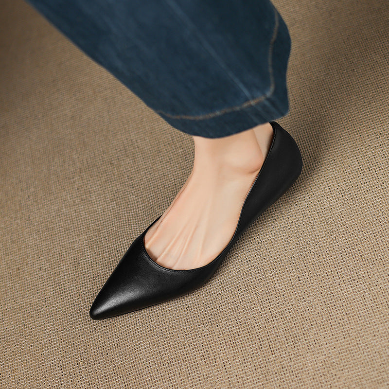 Seravine Genuine Leather Flats