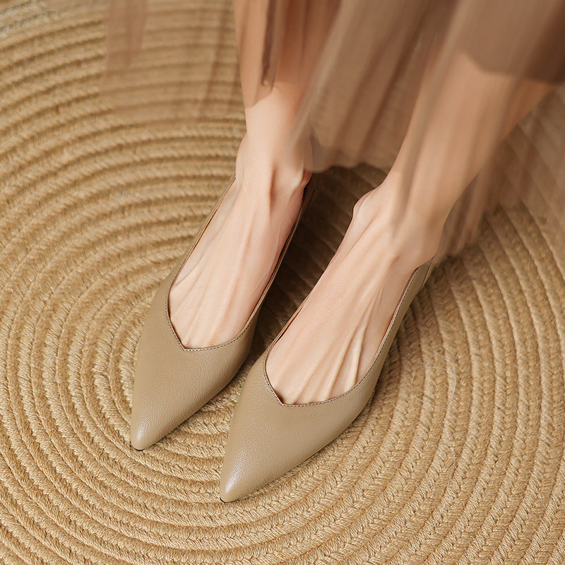 Nera Genuine Leather Heels