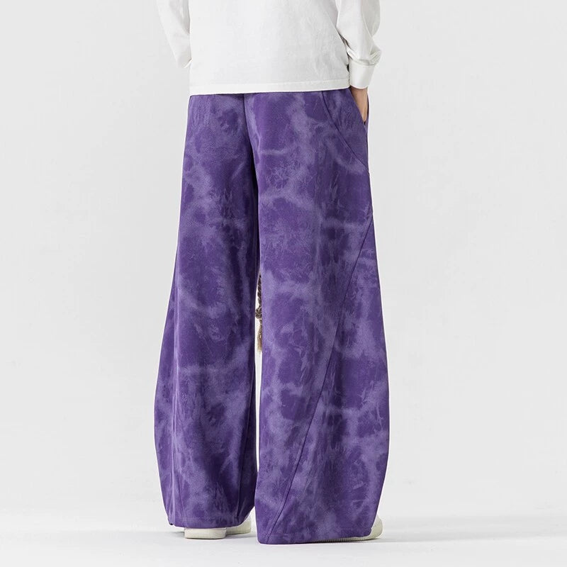Soren Tie-Dye Wide-Leg Pant
