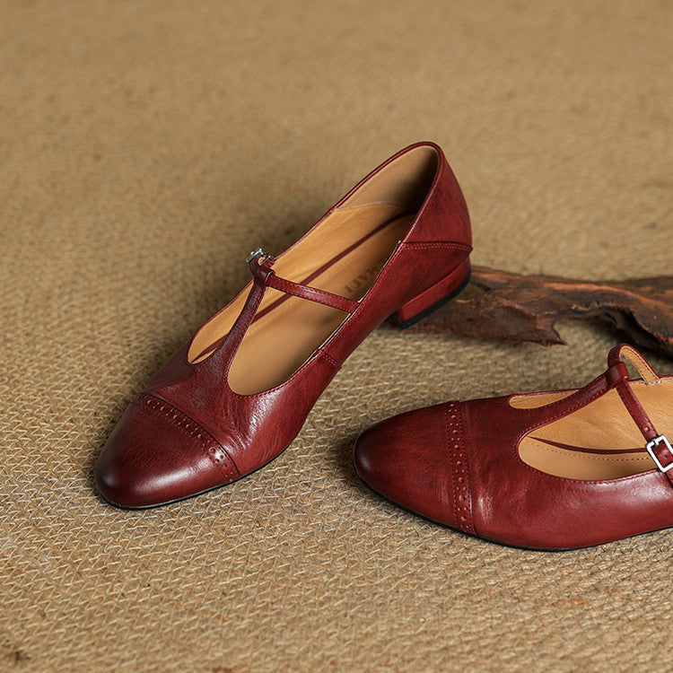 Cordova Genuine Leather Flats