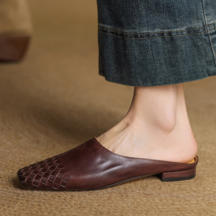 Maren Genuine Leather Mules