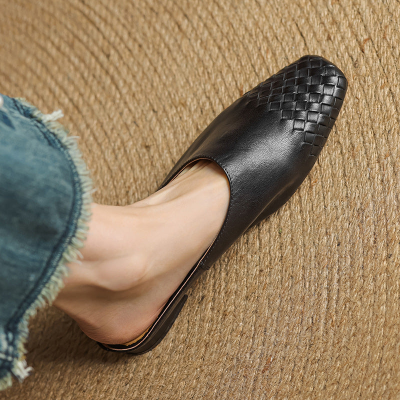 Maren Genuine Leather Mules