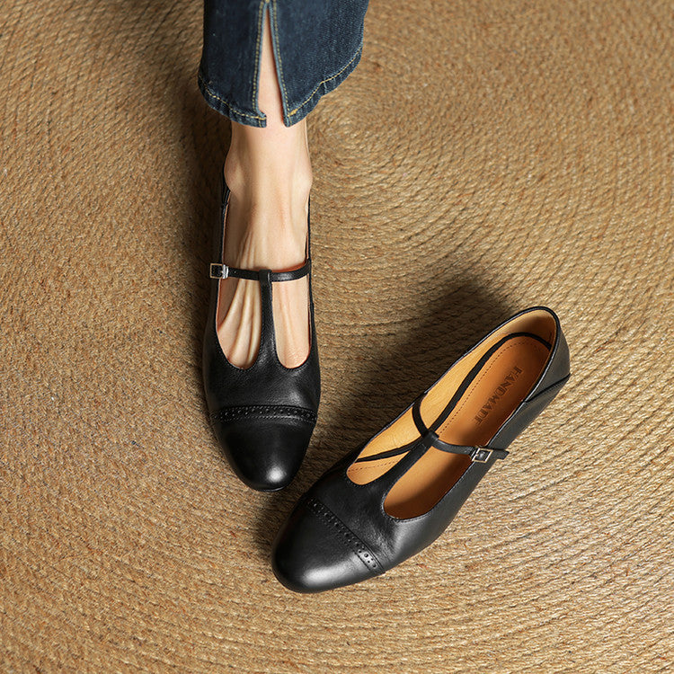 Cordova Genuine Leather Flats