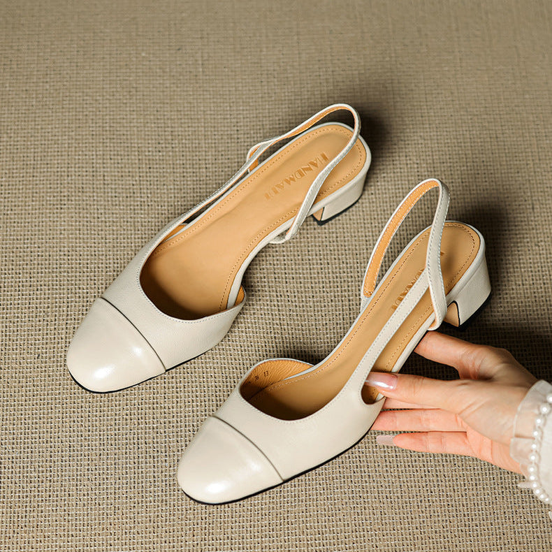 Reyna Genuine Leather Pumps