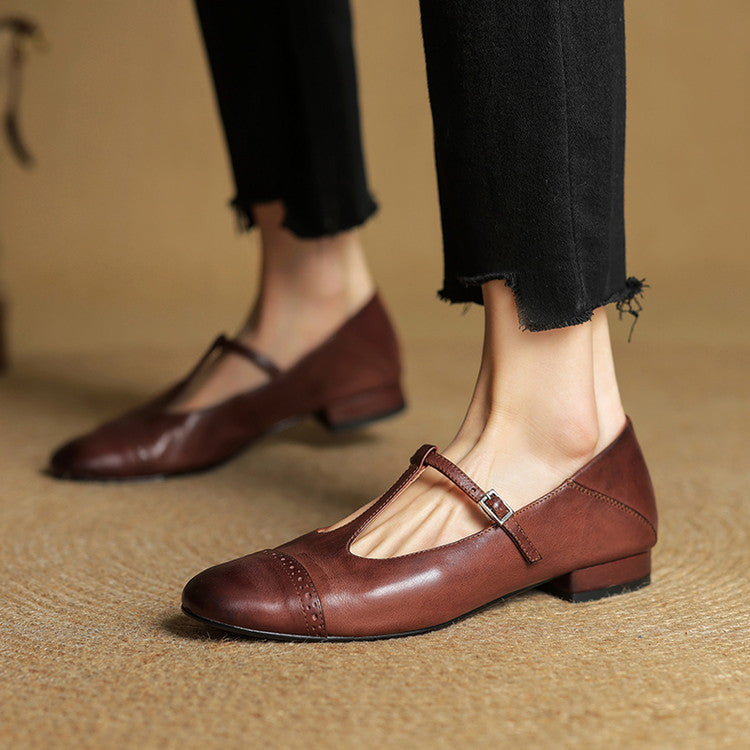 Cordova Genuine Leather Flats