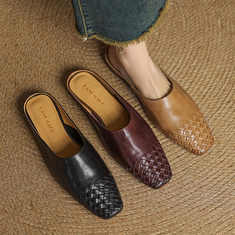 Maren Genuine Leather Mules