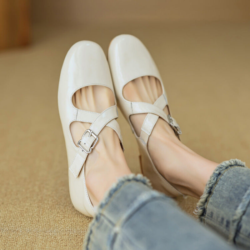 Nyra Genuine Leather Shoes