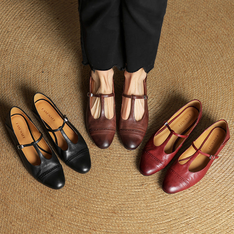 Cordova Genuine Leather Flats