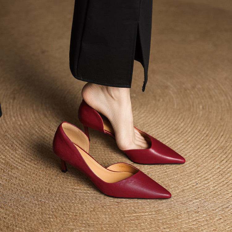 Nuva Genuine Leather Heels