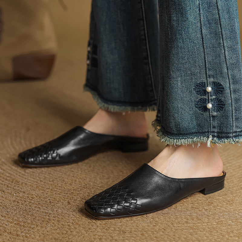 Maren Genuine Leather Mules