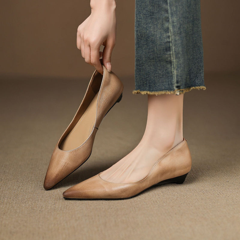 Seravine Genuine Leather Flats