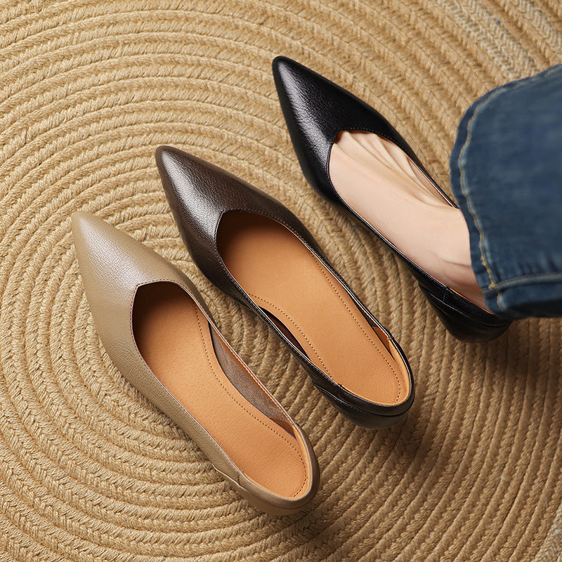 Nera Genuine Leather Heels