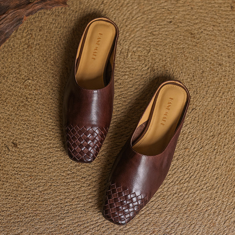 Maren Genuine Leather Mules