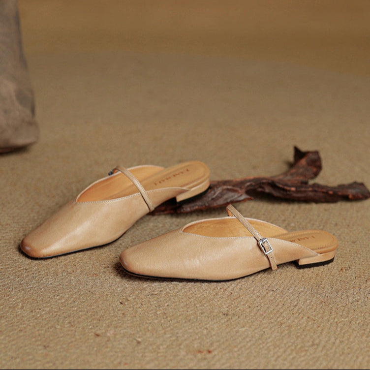 Miral Genuine Leather Mules