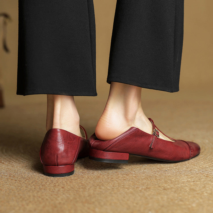 Cordova Genuine Leather Flats