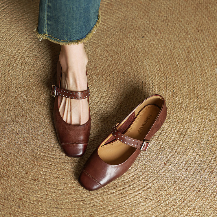 Elry Genuine Leather Shoes