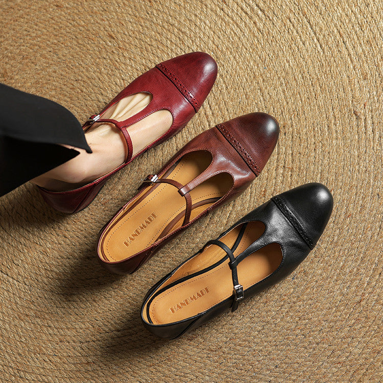 Cordova Genuine Leather Flats