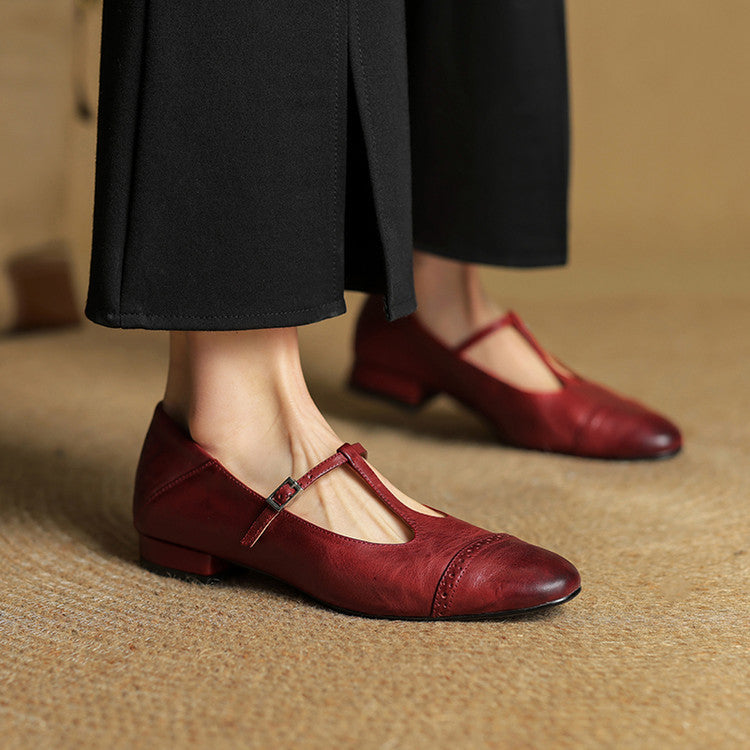 Cordova Genuine Leather Flats