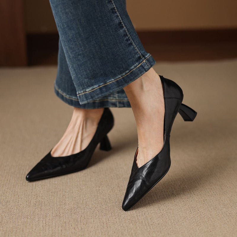 Veler Genuine Leather Heels