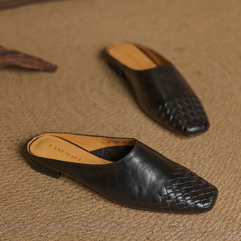 Maren Genuine Leather Mules
