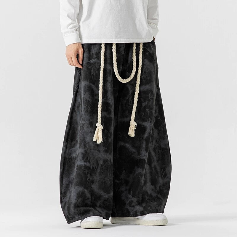 Soren Tie-Dye Wide-Leg Pant